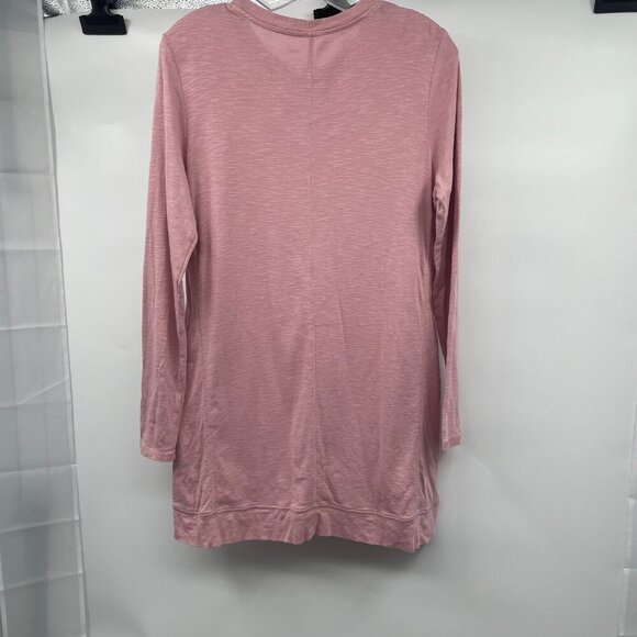 J.Jill Womens Prima Elliptical Tunic Top Long Sleeve Pink Size Small - Picture 7 of 8